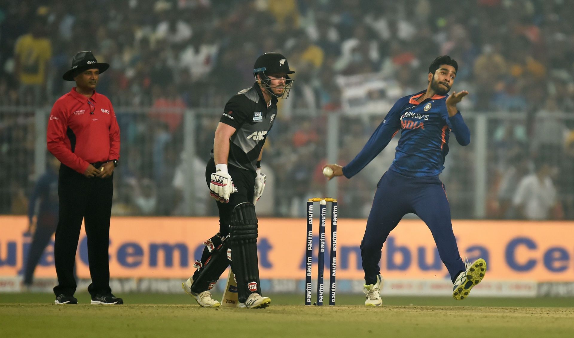 Venkatesh Iyer was given the ball in just one T20I against New Zealand as well