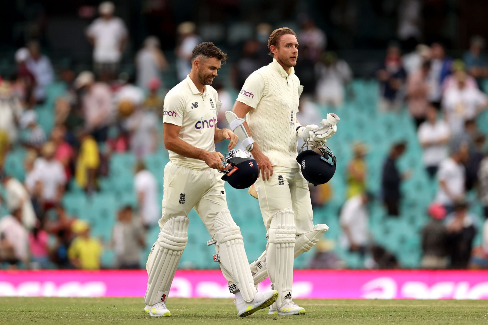 James Anderson and Stuart Broad. (Credits: Getty)