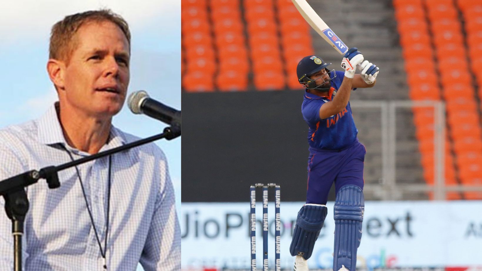 Shaun Pollock hails Rohit Sharma.