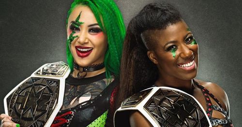 Ember Moon and Shotzi Blackheart held the NXT Women's Tag Titles for 55 days