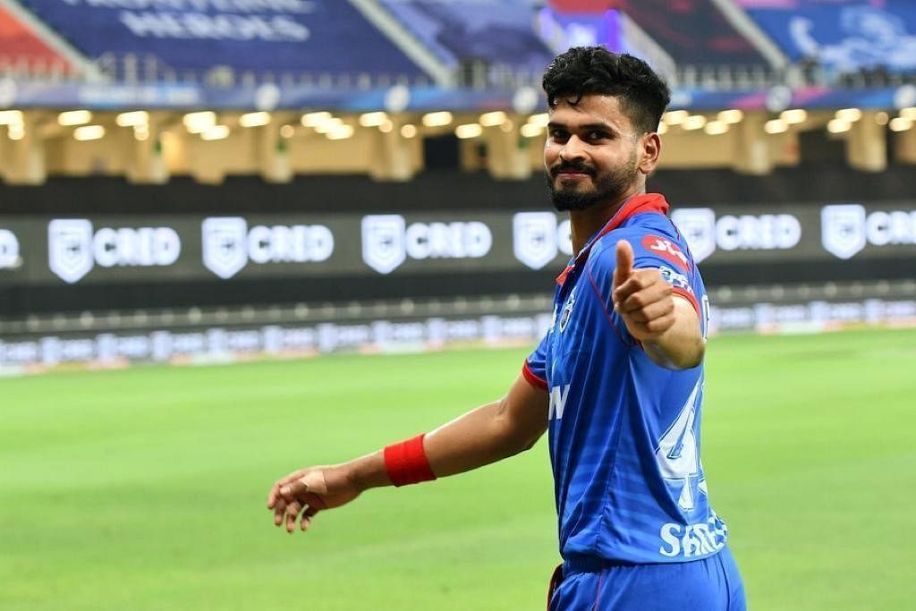 Shreyas Iyer during the IPL 2021 edition