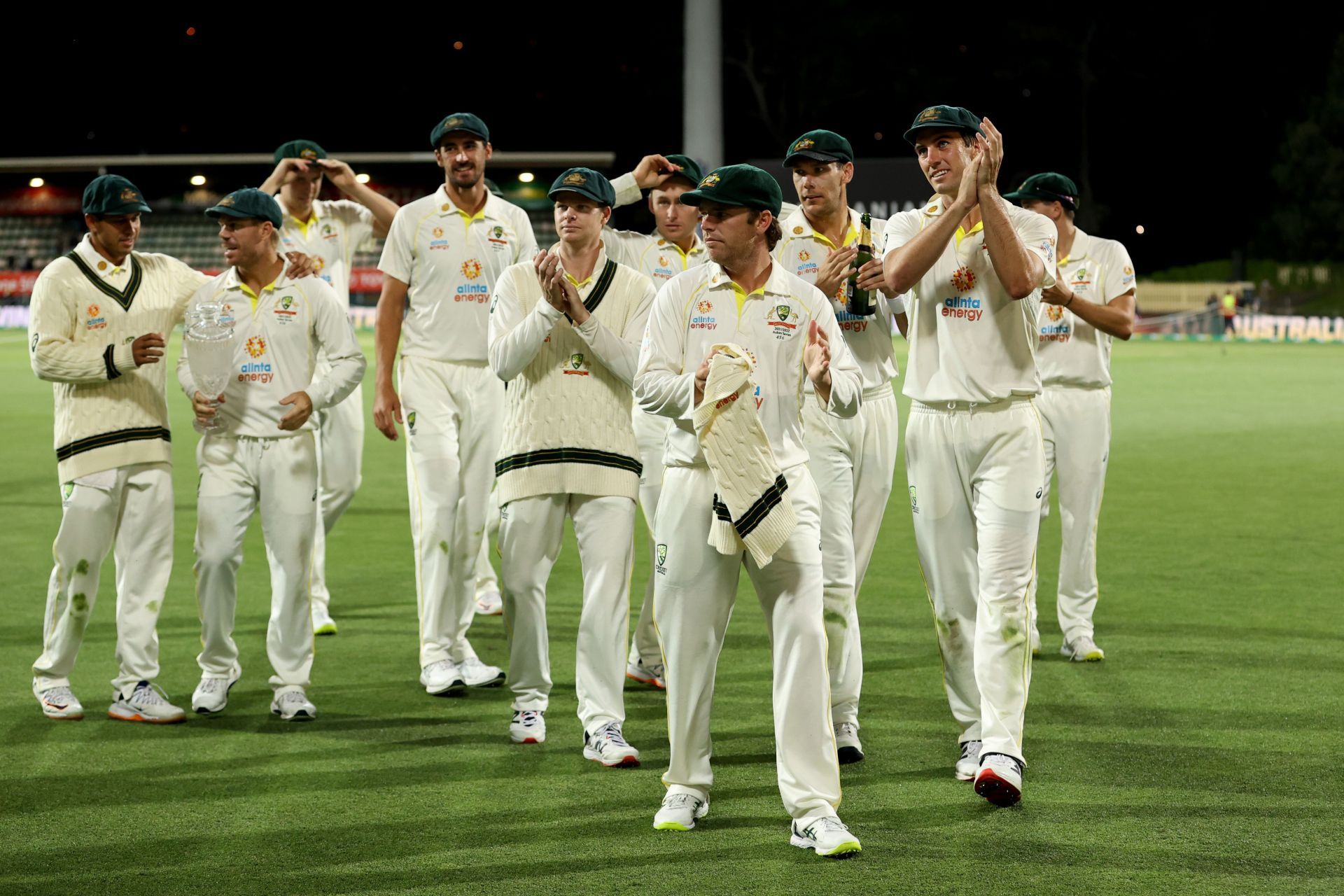 Enter caption Australia won the Ashes 2021/22 without being properly tested by England