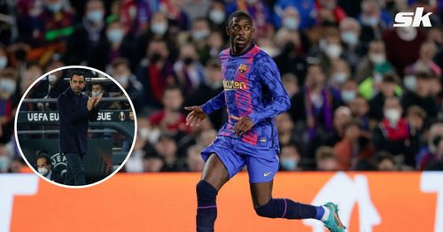 The Barcelona boss said the crowd didn't listen to him as they jeered Dembele during the draw against Napoli