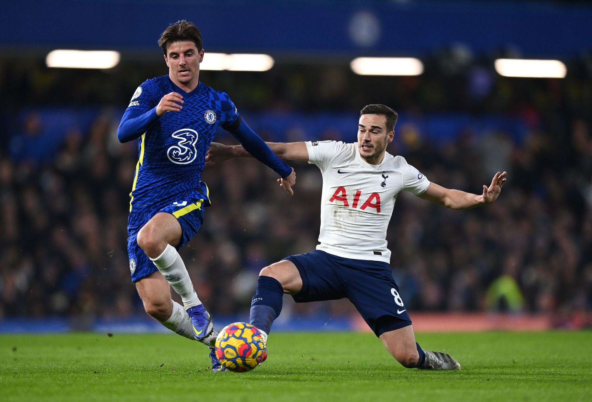 Chelsea are preparing a new contract for Mason Mount (left)