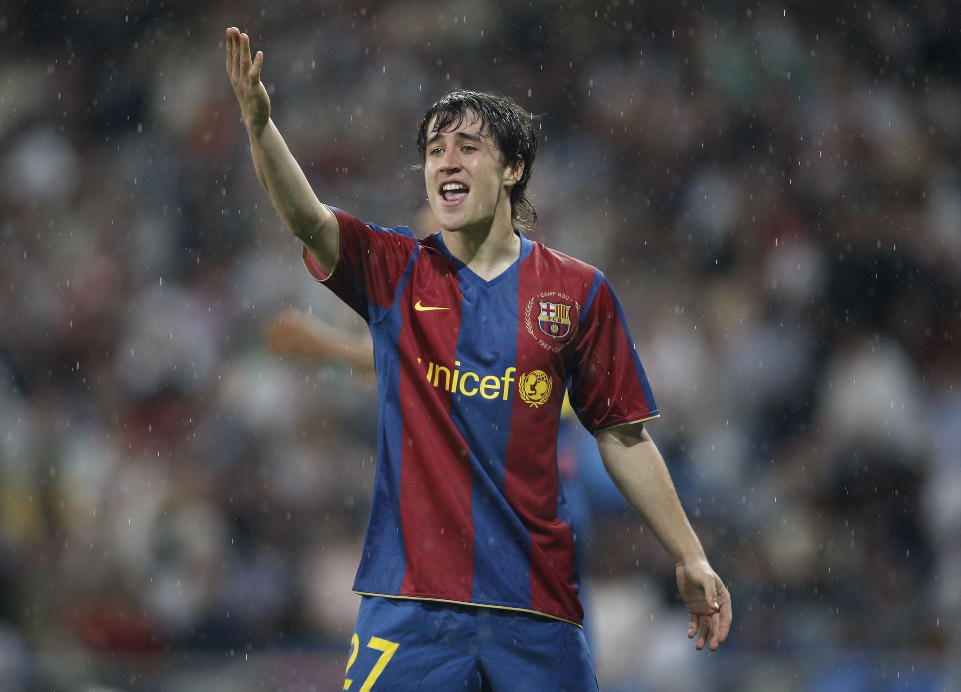 Krkic captured in a El Clasico match in 2007 - La Liga