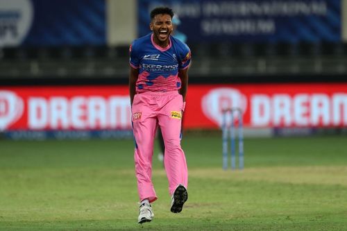 Chetan Sakariya was part of Rajasthan Royals in IPL 2021 (Credit: BCCI/IPL).