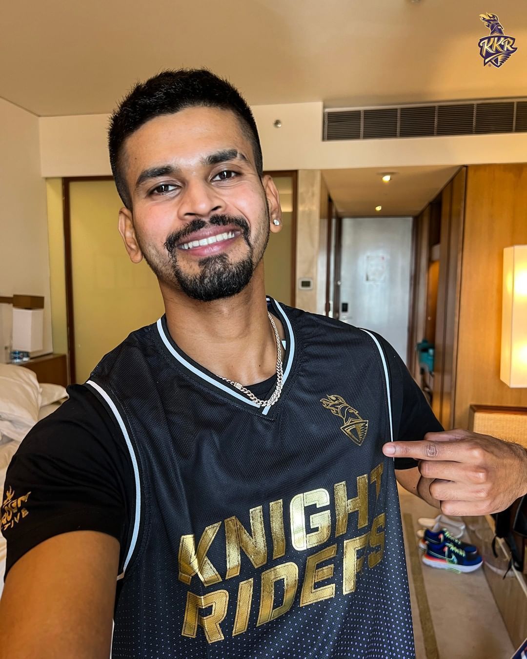 Shreyas Iyer will lead KKR in IPL 2022 (Credit: Kolkata Knight Riders/IPL).