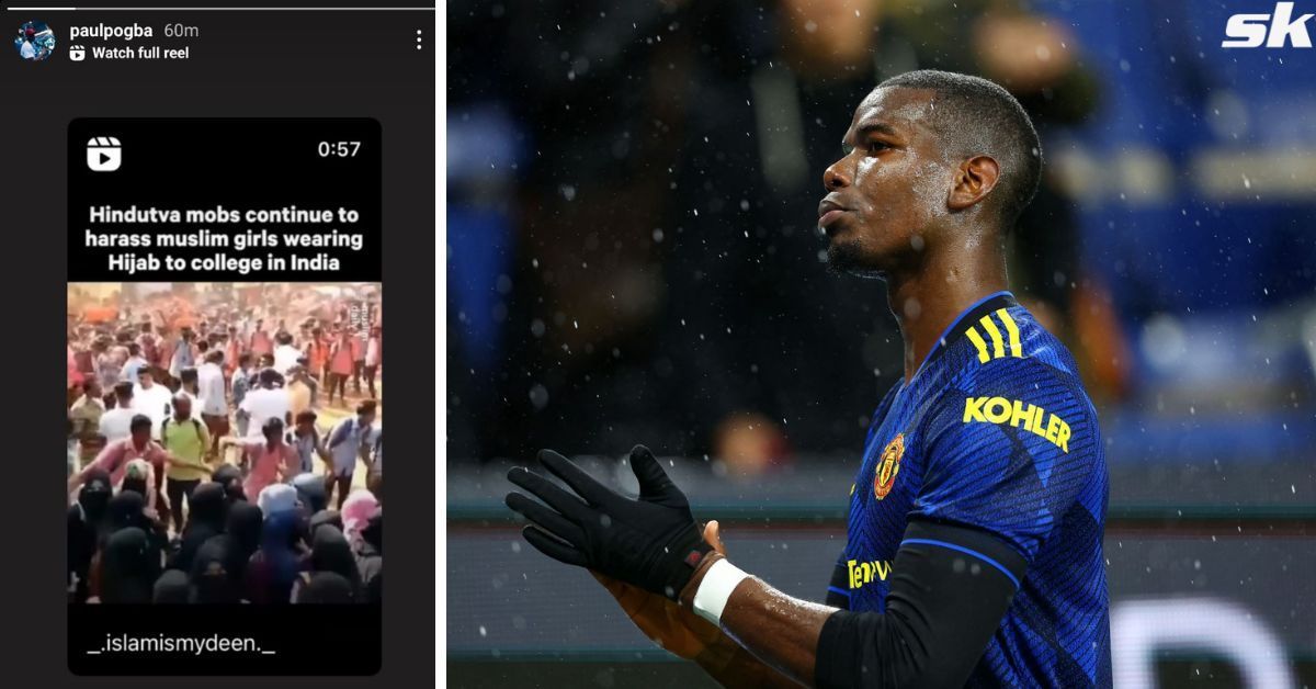 Pogba has highlighted the religious mob incident in Karnataka