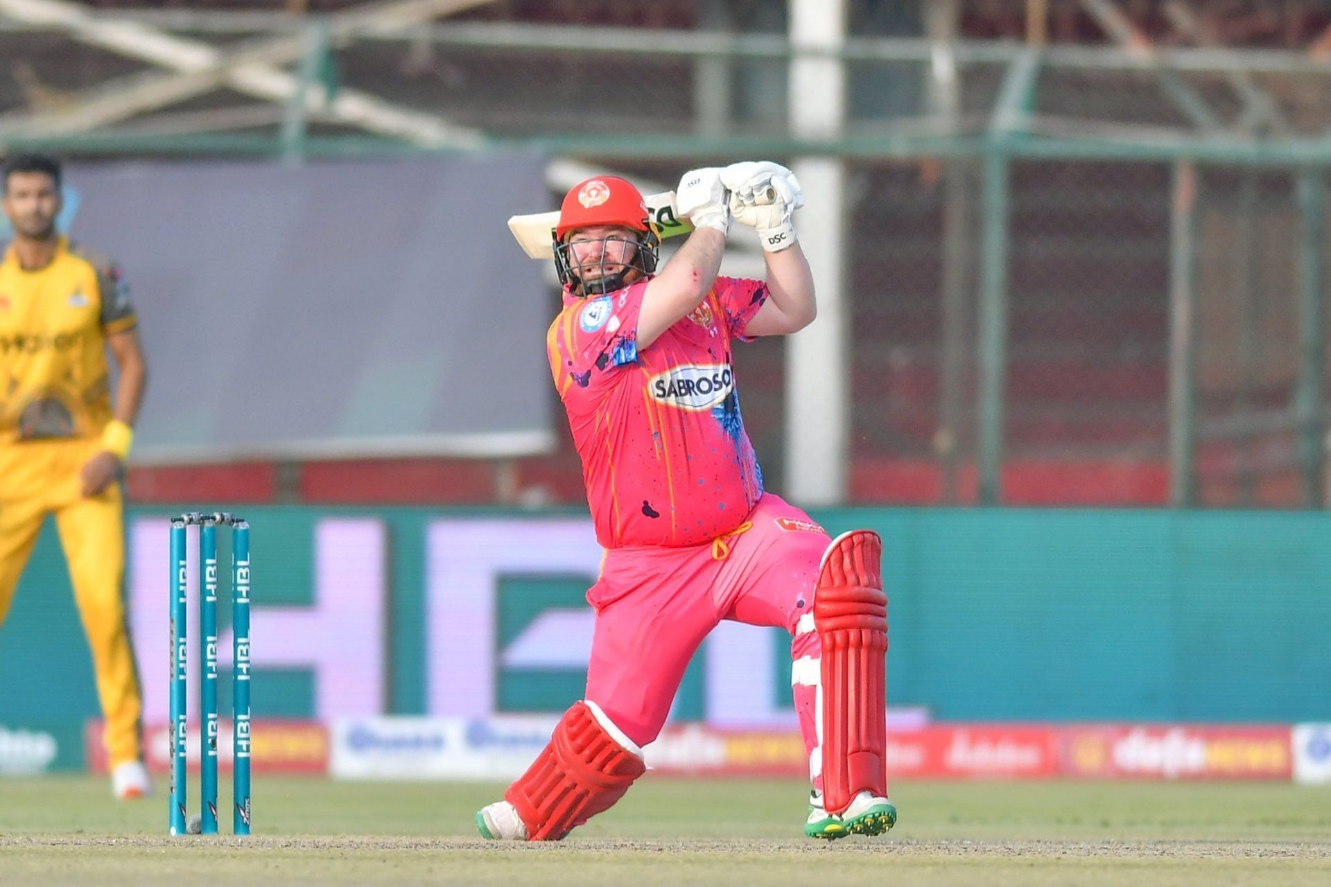 Paul Stirling of Islamabad United. Courtesy: PSL Twitter