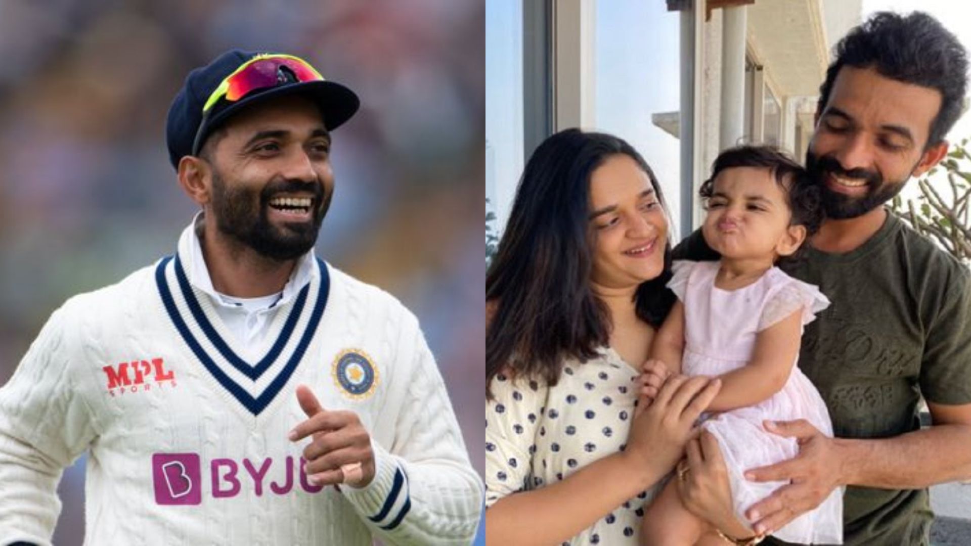 Ajinkya Rahane&#039;s latest Instagram post with his adorable daughter Aarya is winning the hearts of netizens