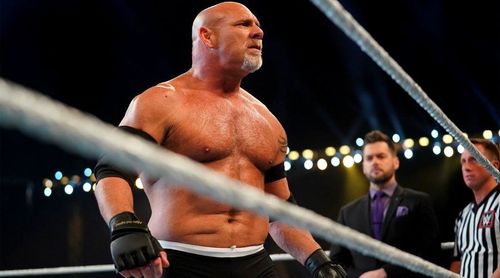 Goldberg will look to capture the WWE Universal title from Roman Reigns at Elimination Chamber