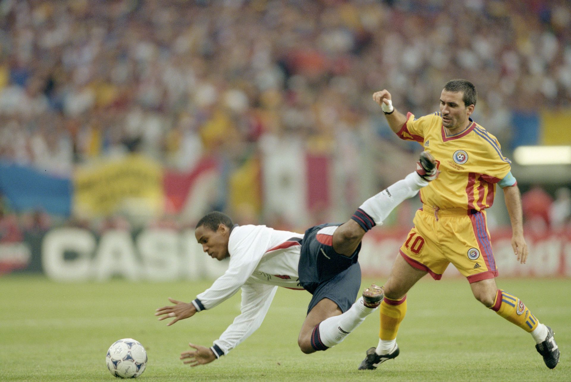 Hagi (Right) has been one of the biggest footballers of