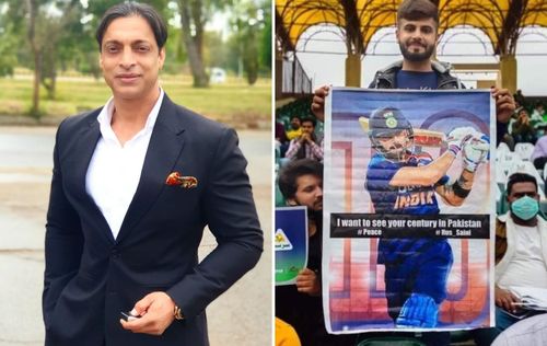 Shoaib Akhtar (L) (Image source: Twitter)