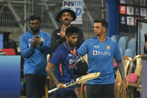 Suryakumar Yadav was in full flow in the third T20I in Kolkata (Credit: BCCI)