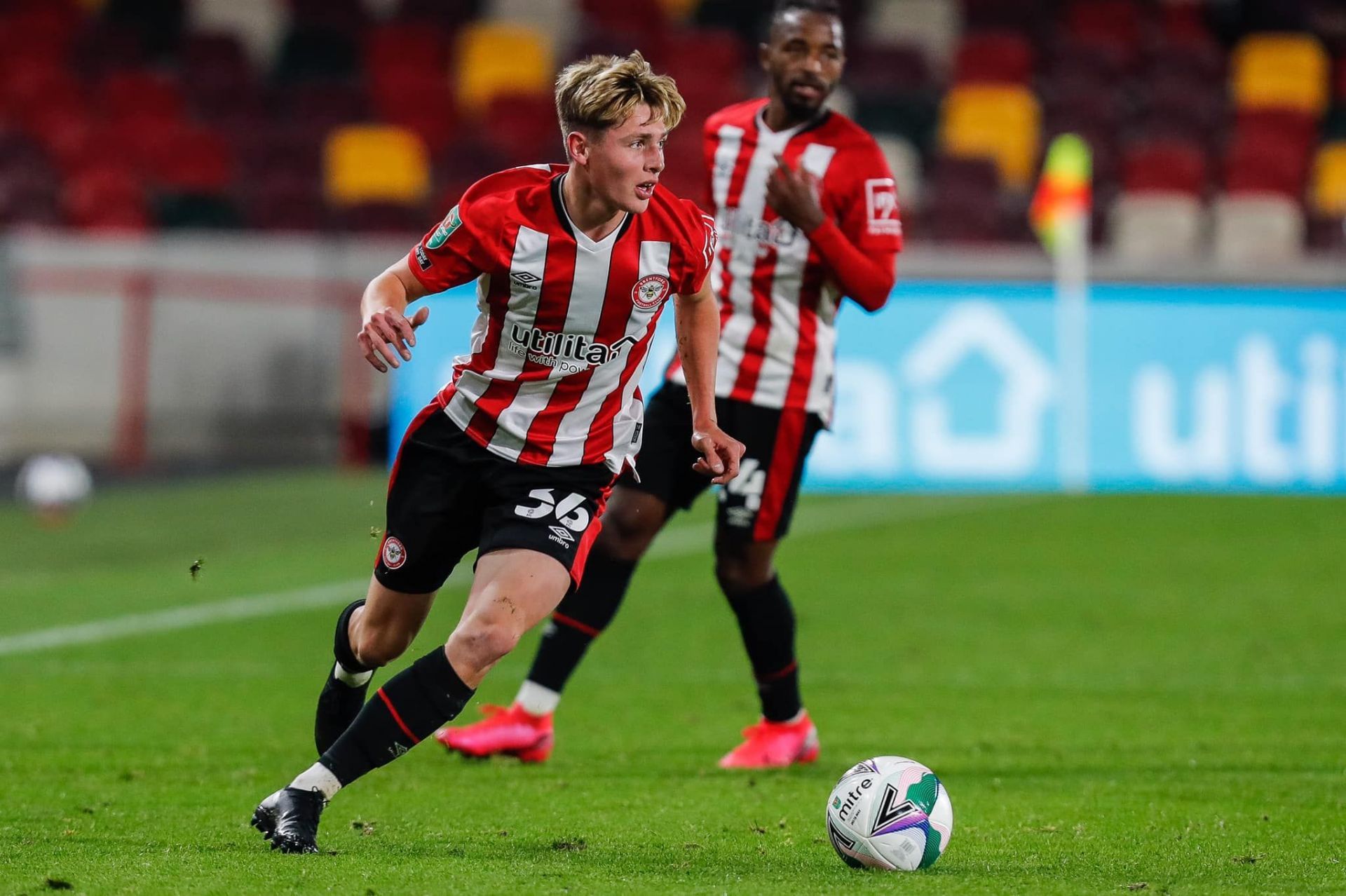 Stevens is a young prospect (Image via Facebook/Brentford)