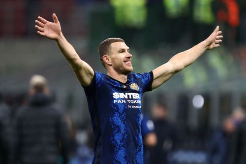 Inter Milan striker Edin Dzeko has scored at least 50 goals in three of Europe's top five leagues