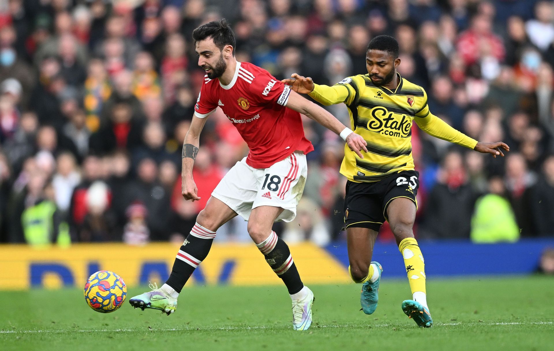 Manchester United and Watford played out a 0-0 draw in their Premier League tie on Saturday