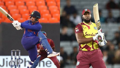 Ishan Kishan (L) and Kieron Pollard won't feature in the second India vs West Indies ODI.