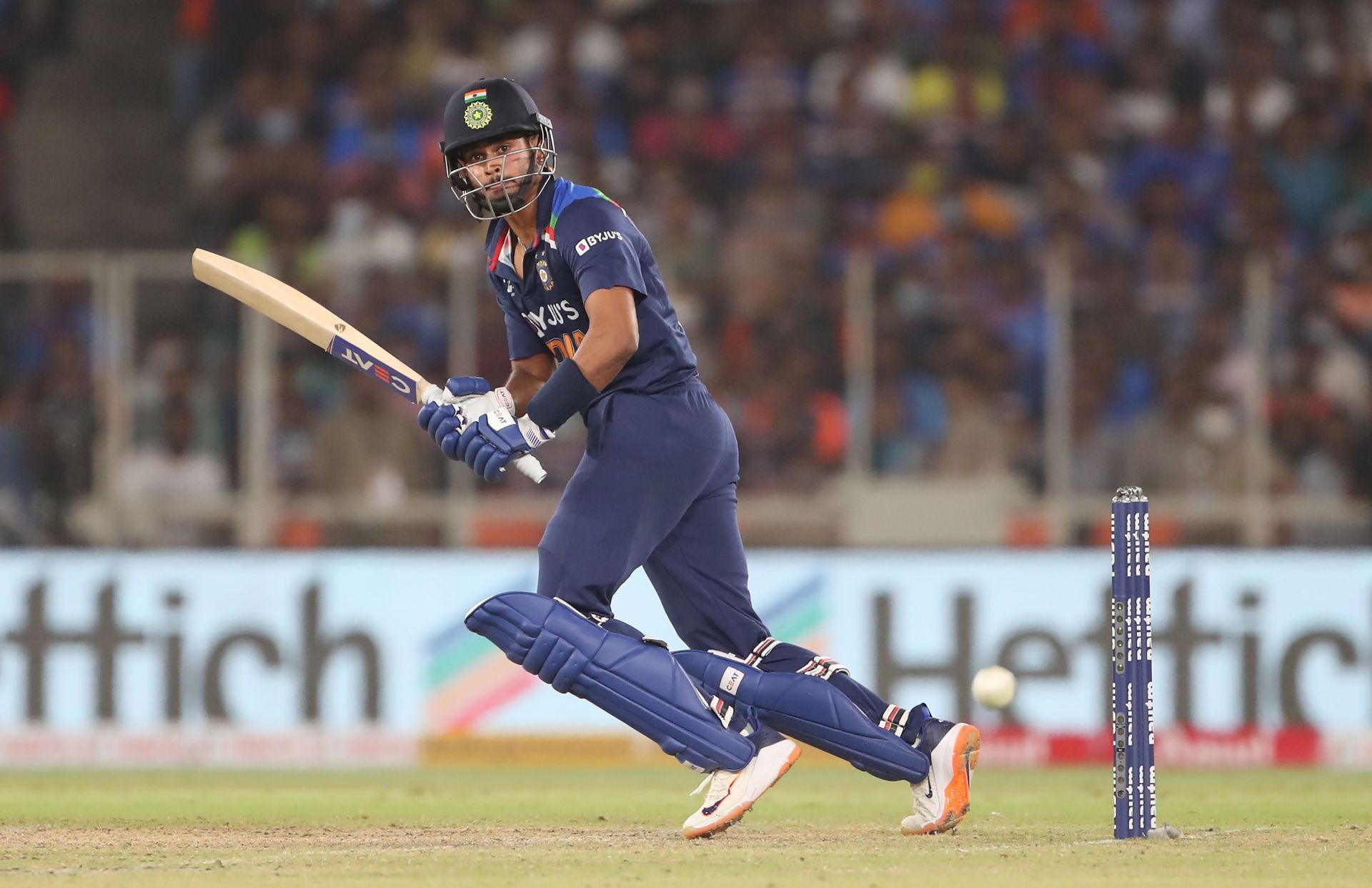 Shreyas Iyer scored a blazing half-century in the first T20I against Sri Lanka