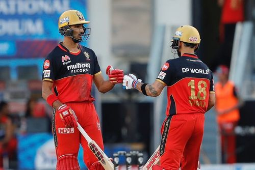 Devdutt Padikkal batting with Virat Kohli. (Image Credits: Getty)