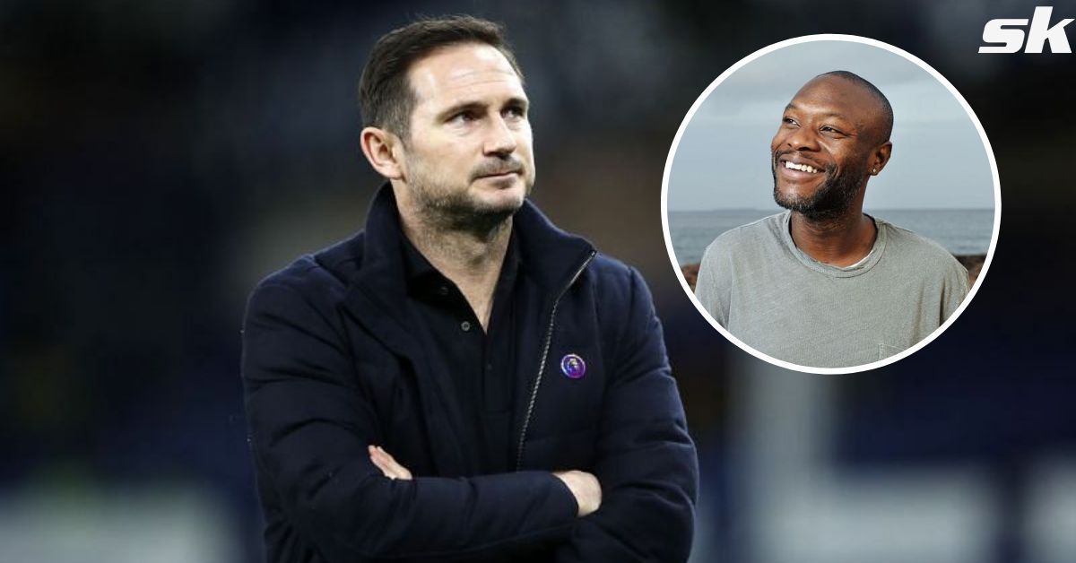 The Frenchman didn&#039;t expect to see his former teammate Lampard on the touchline.