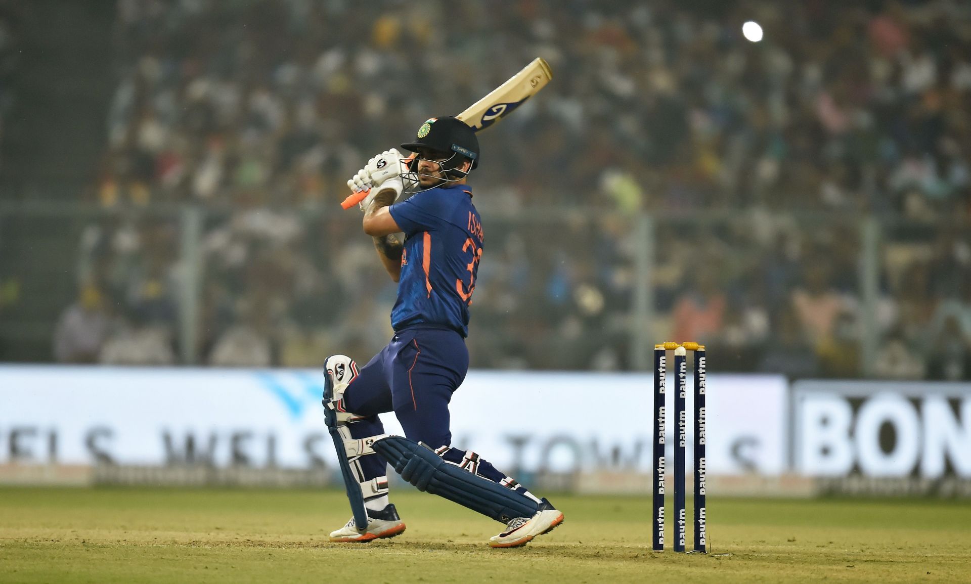 Ishan Kishan during the T20 series against New Zealand. Pic: Getty Images