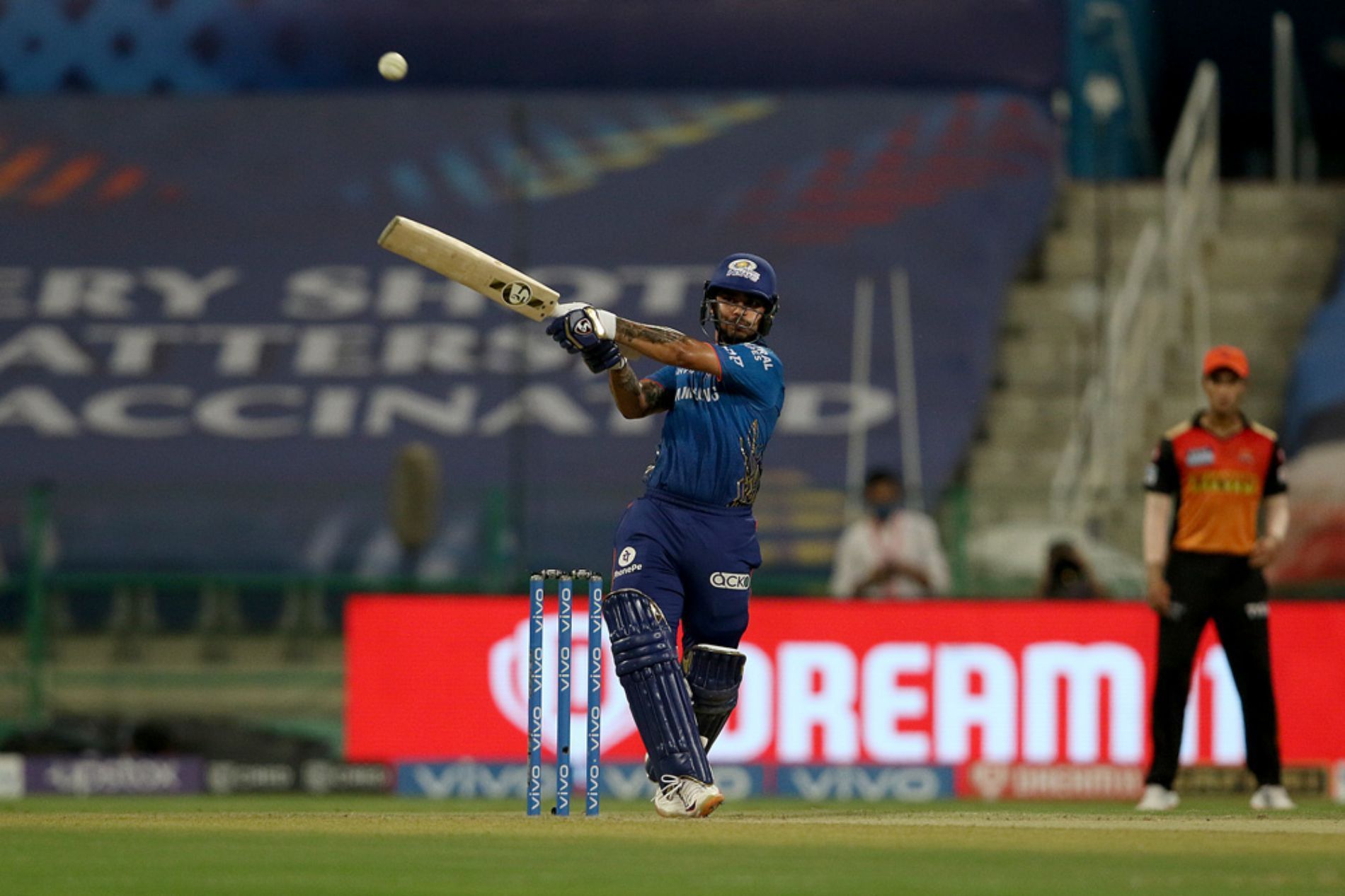 Ishan Kishan batting for Mumbai Indians. Pic: IPLT20.COM