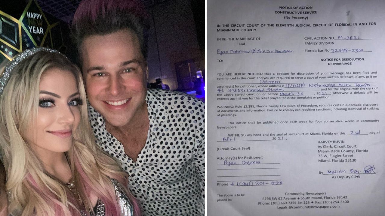 Bliss reacts after a &quot;dissolution of marriage&quot; notice surfaces on Twitter