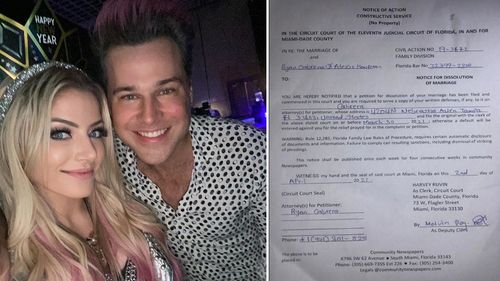 Bliss reacts after a "dissolution of marriage" notice surfaces on Twitter