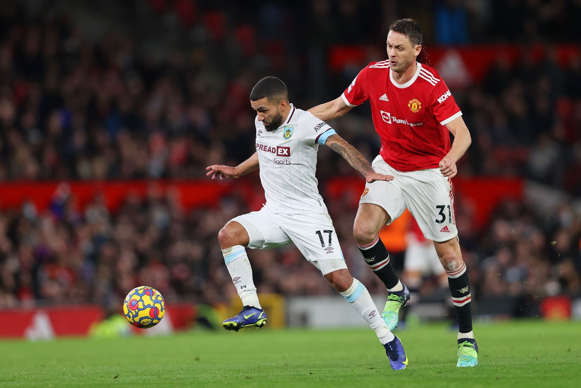 Nemanja Matic in action for Manchester United