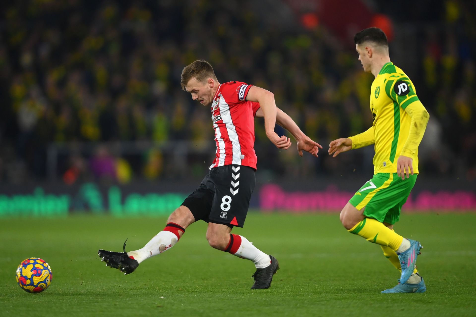 Ward-Prowse in action for Southampton