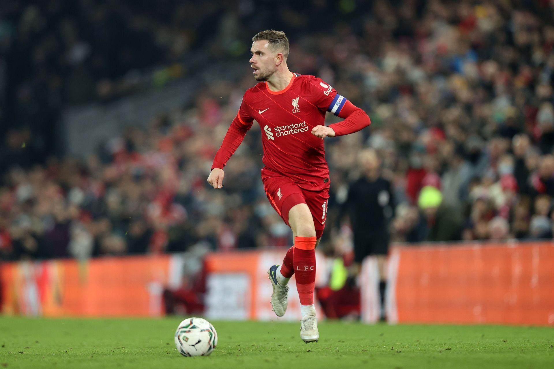 Henderson in action for the Reds