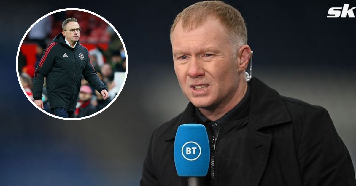 Paul Scholes has a message for Ralf Rangnick.