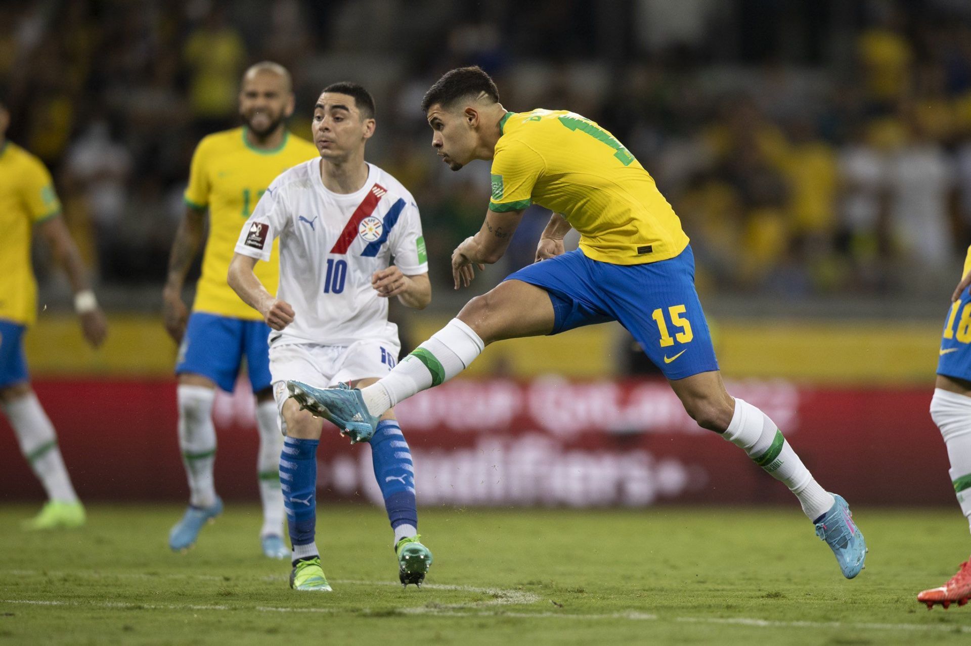Brazil ended their two-game winless run by thrashing Paraguay