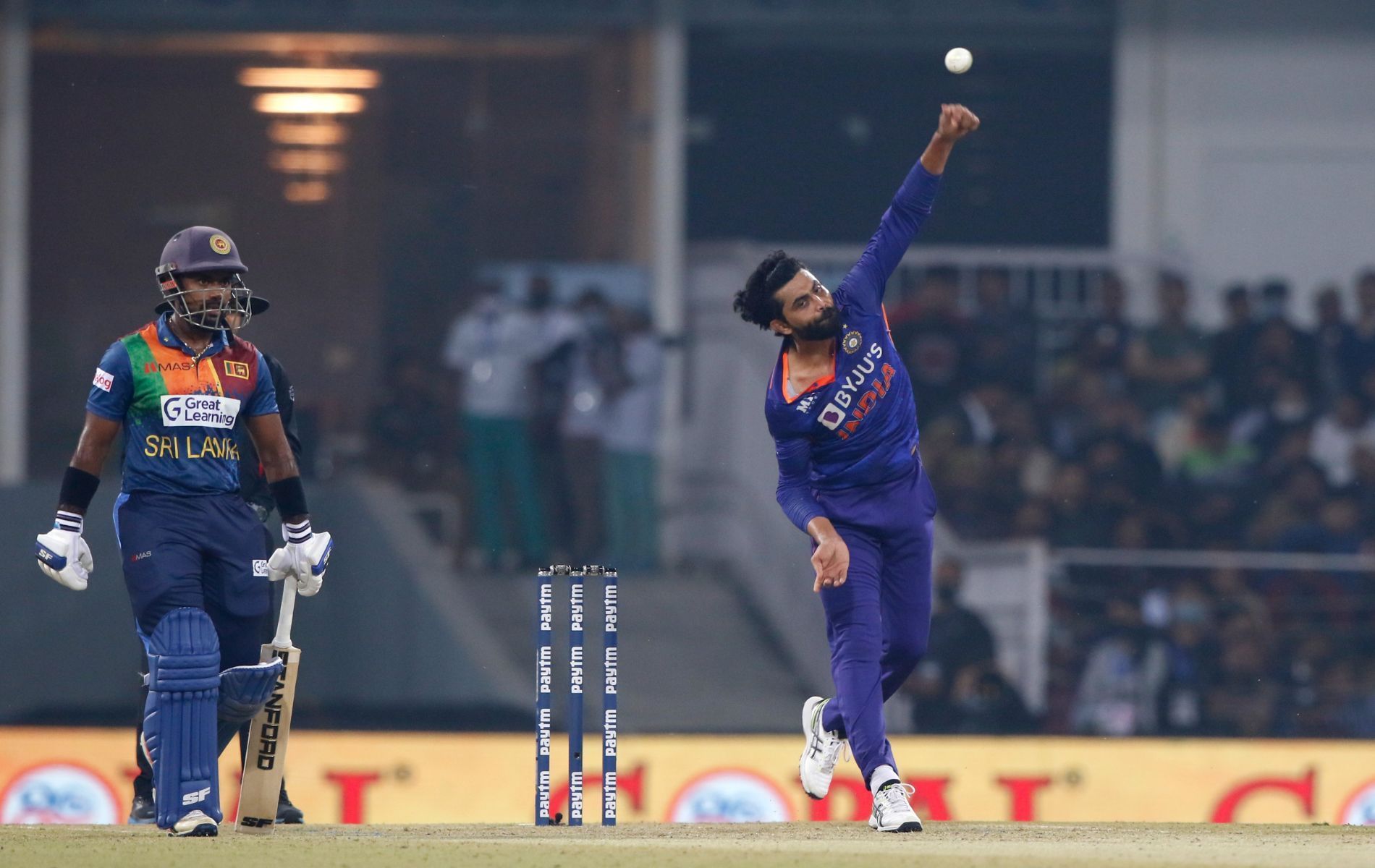 Rohit Sharma welcomed Ravindra Jadeja (in pic)&#039;s return to the team in the 1st T20I against Sri Lanka.