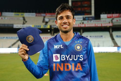 Leg-spinner Ravi Bishnoi picked up two wickets on debut for India