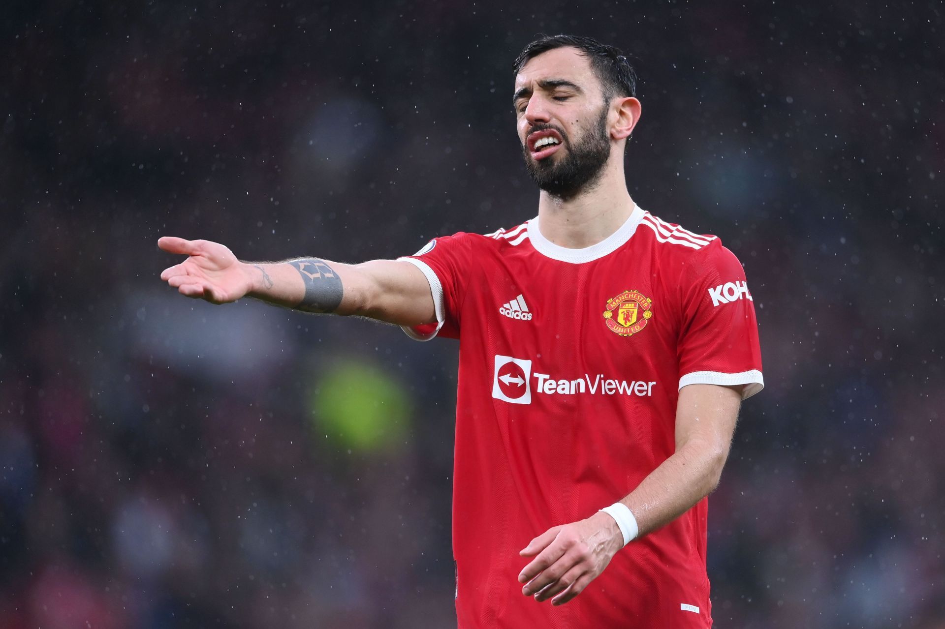 Manchester United midfielder Bruno Fernandes