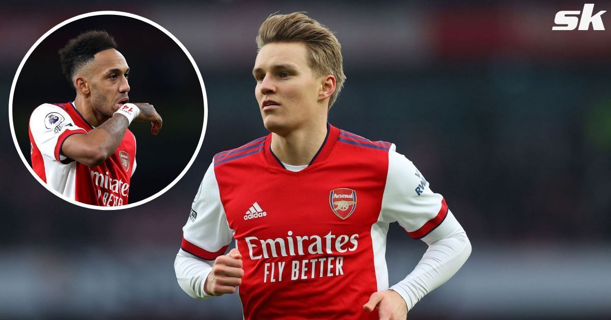 Martin Odegaard opens up on Aubameyang exit at Arsenal.