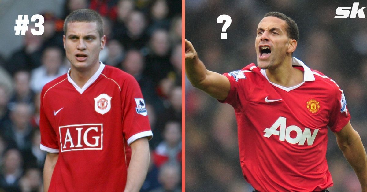 Nemanja Vidic and Rio Ferdinand