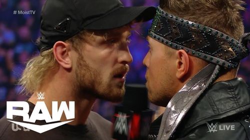 Logan Paul and The Miz face off on WWE Raw