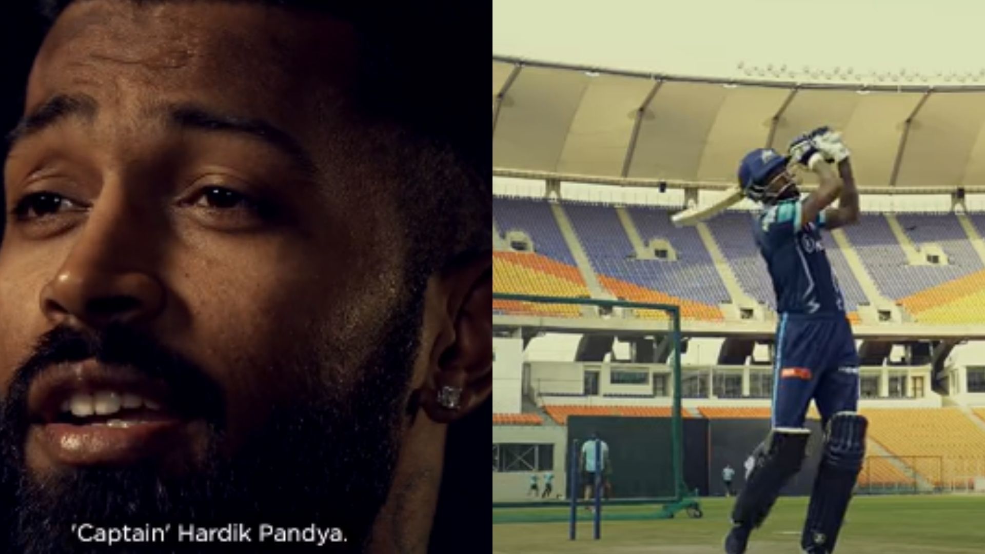 Hardik Pandya gave an inspirational message to the fans ahead of their IPL opener on Monday (P.C.: GT Twitter)