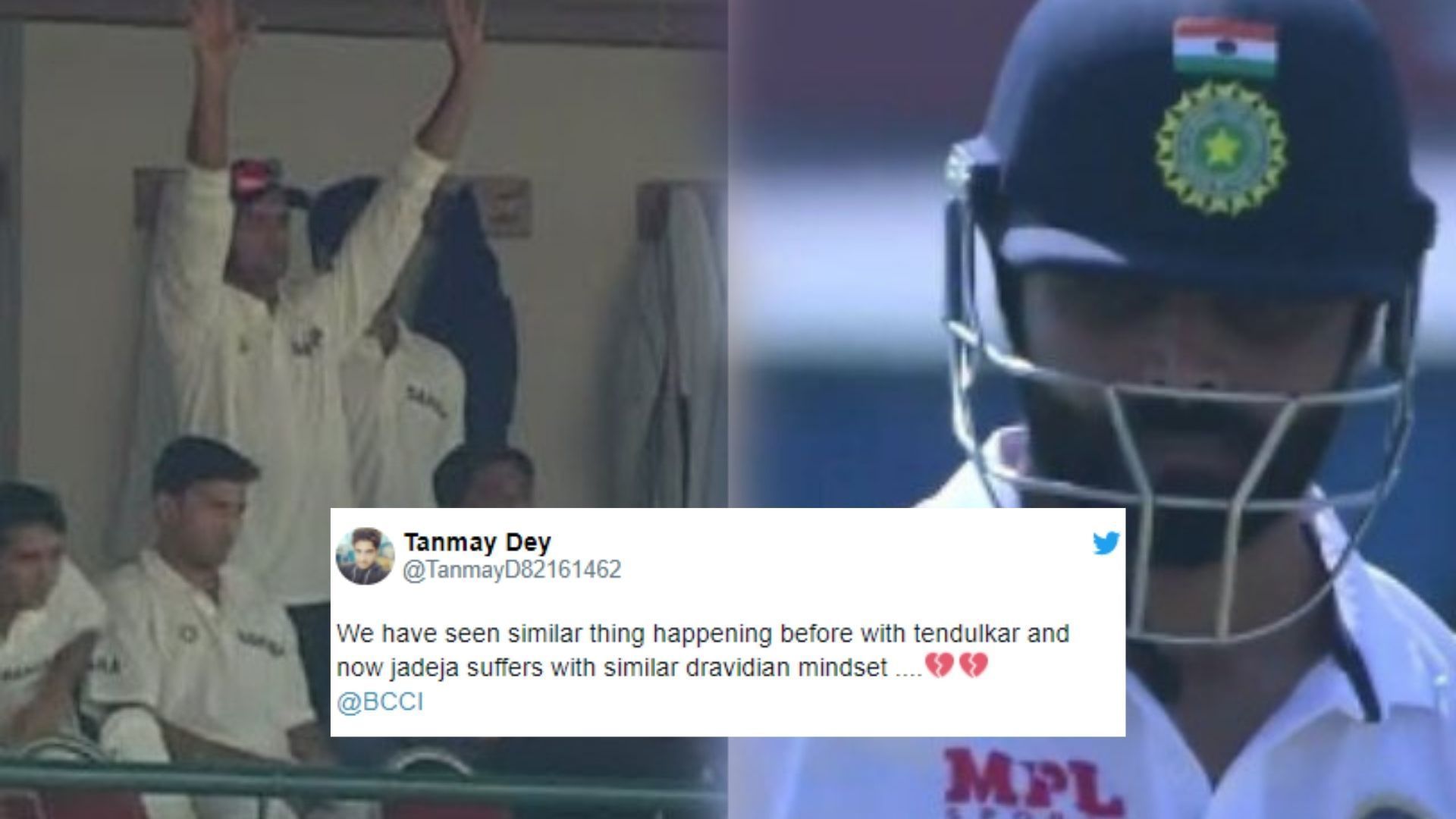 Fans on Twitter were shocked to see Ravindra Jadeja not get his double hundred