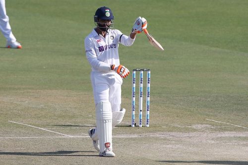 Ravindra Jadeja reached his second international hundred today, 41 months after his first [Credits: BCCI]