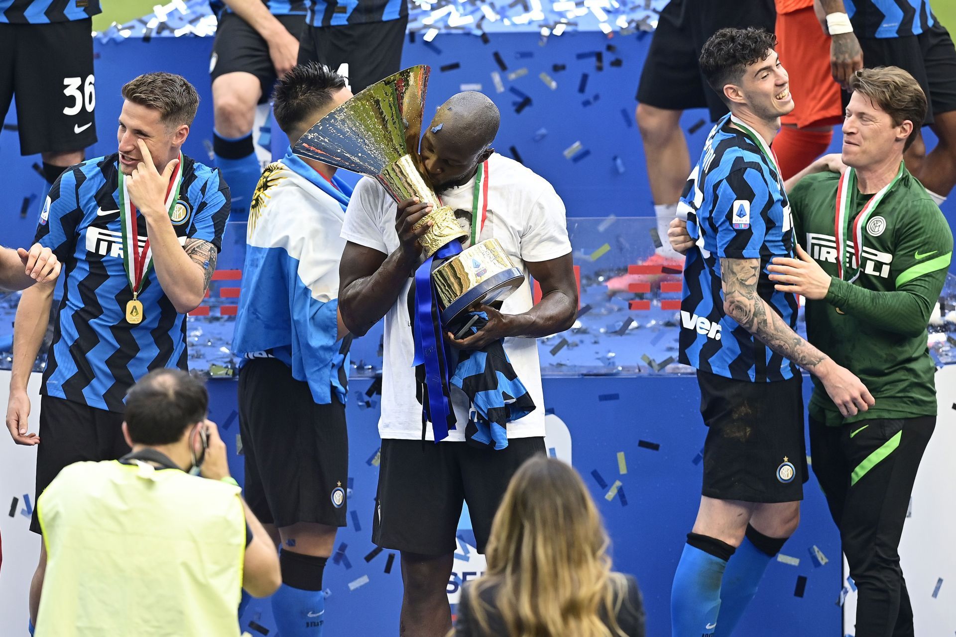 Romelu Lukaku fired Inter Milan to Scudetto triumph last season