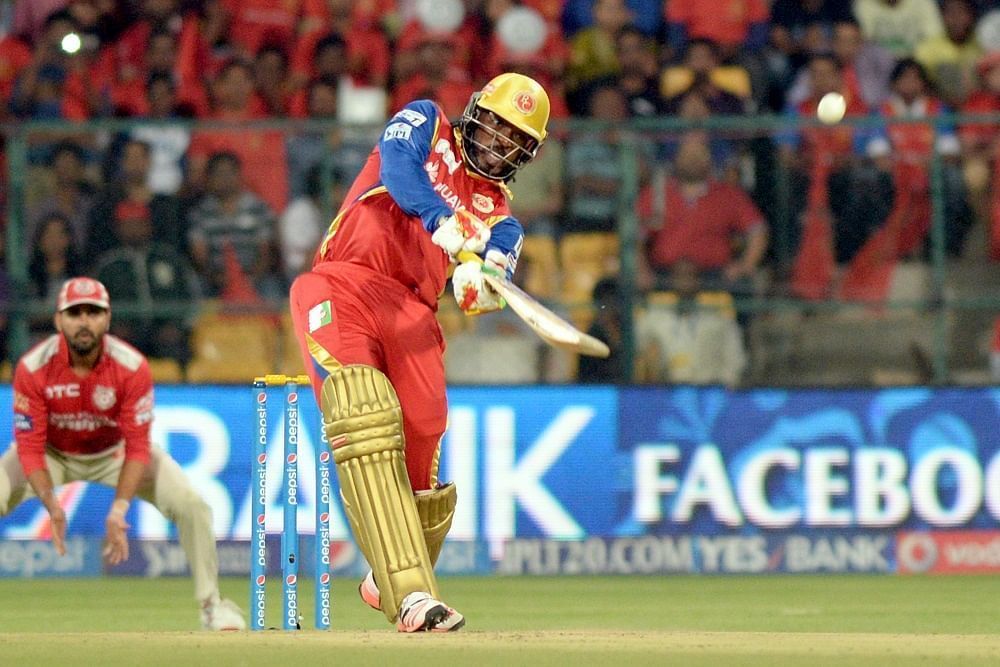 Chris Gayle has slammed the highest individual score in the tournament. Pic: BCCI