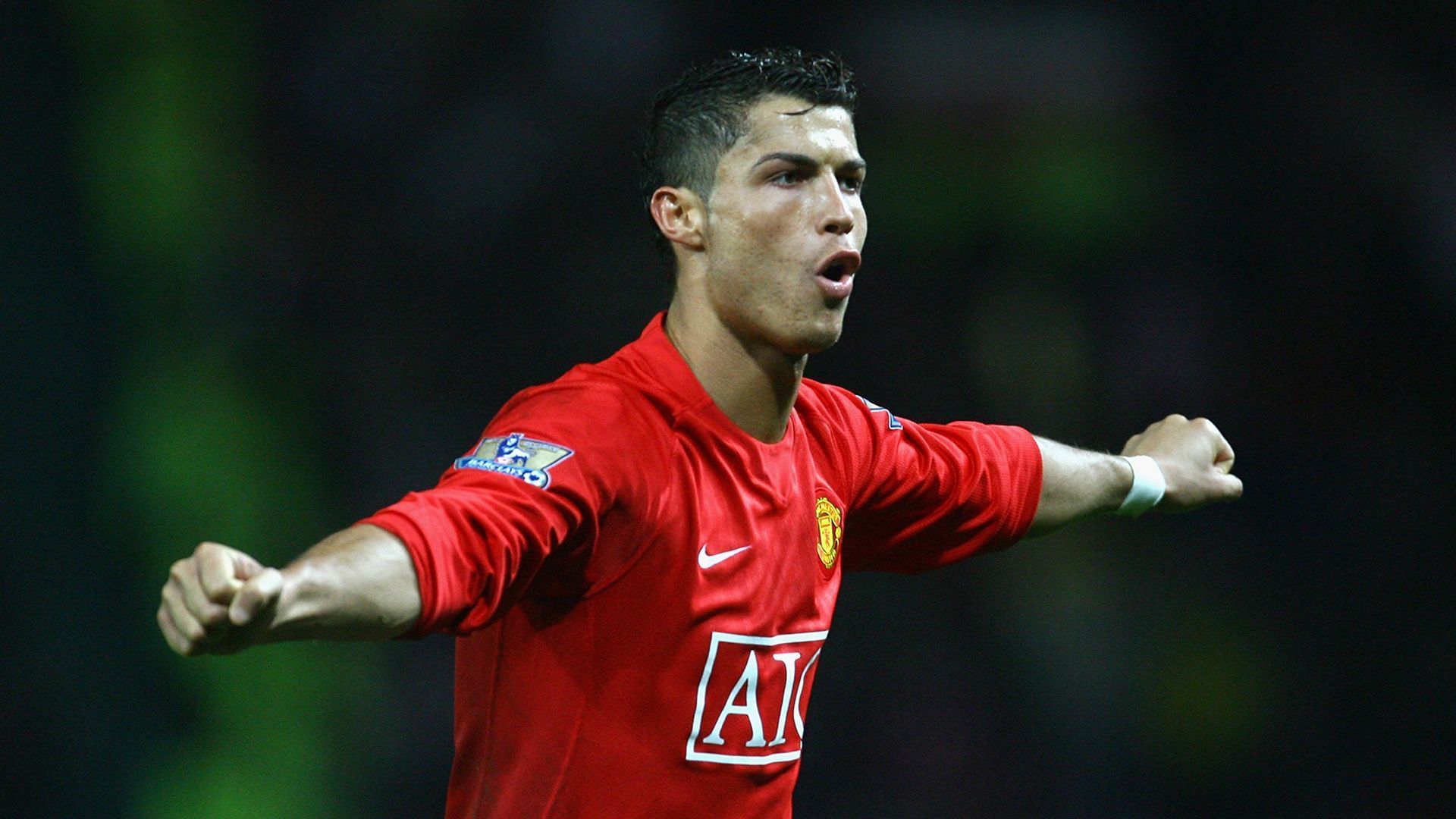 Cristiano Ronaldo won his first Ballon d'Or at Manchester United