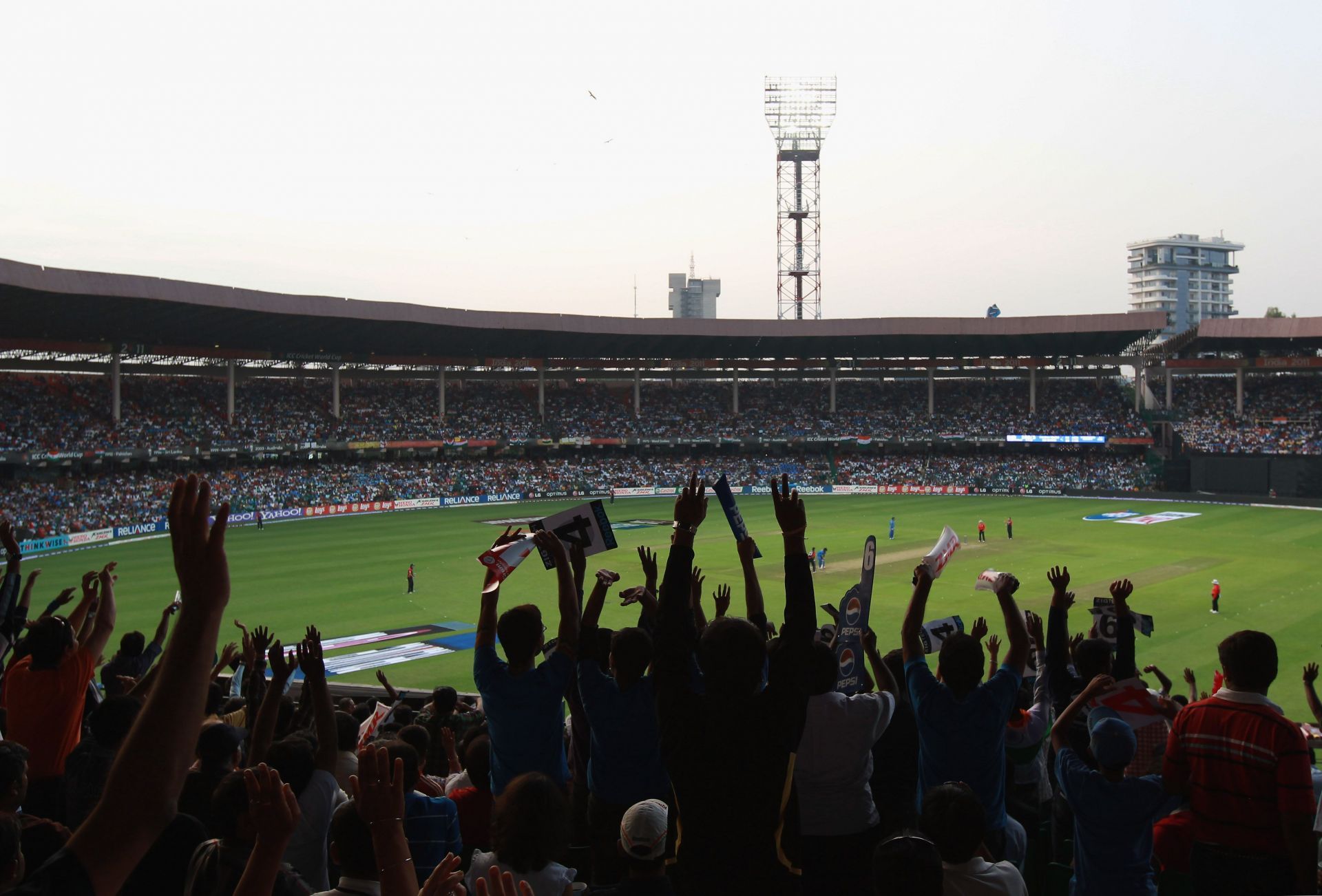The government has allowed 100% capacity crowd for the match in Bengaluru