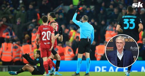 Arsene Wenger was fuming with the Spanish referee's performance at Anfield