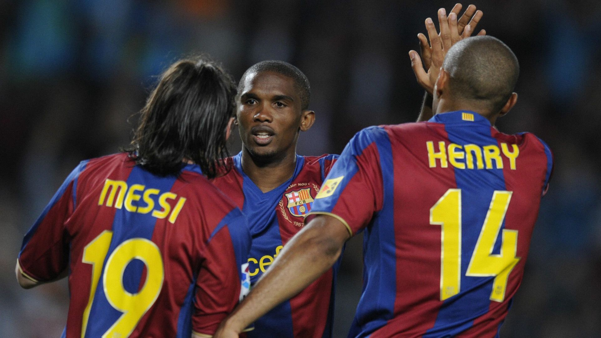 Henry and Eto&#039;o played just one season together at Barcelona.