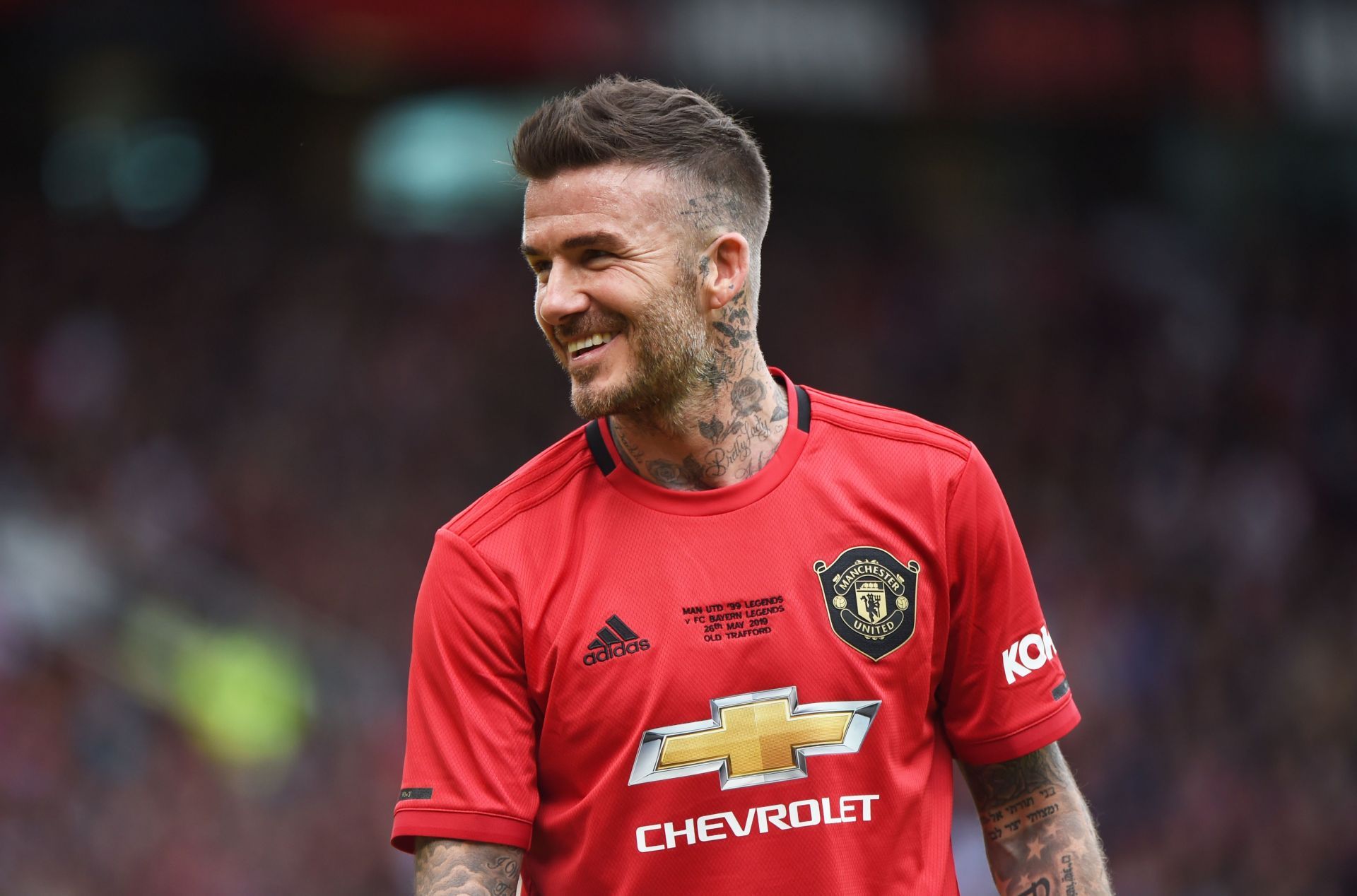 Beckham wore the Number 7 shirt vacated by Cantona with distinction